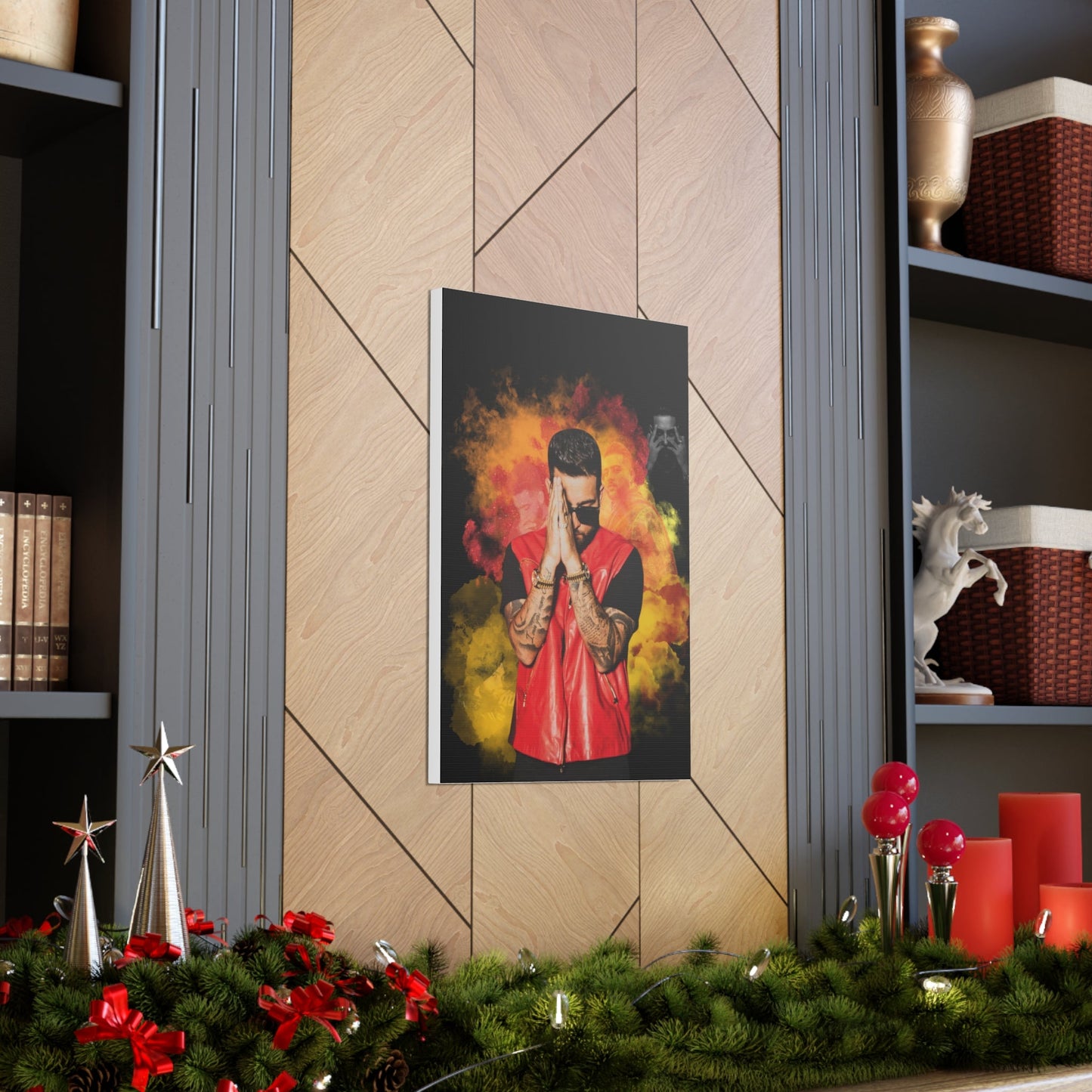 Karan Aujla Collage Canvas Gallery Wrap