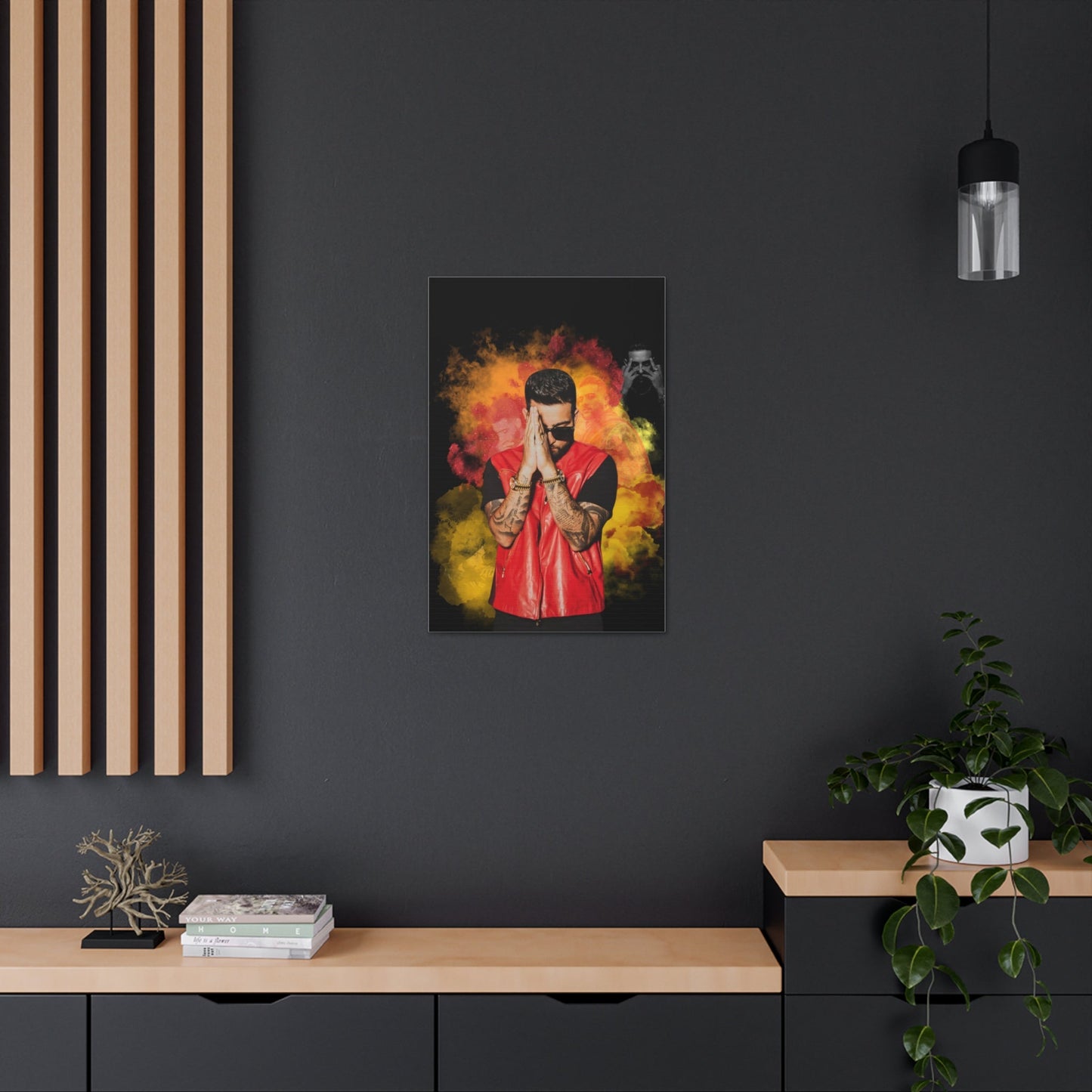 Karan Aujla Collage Canvas Gallery Wrap