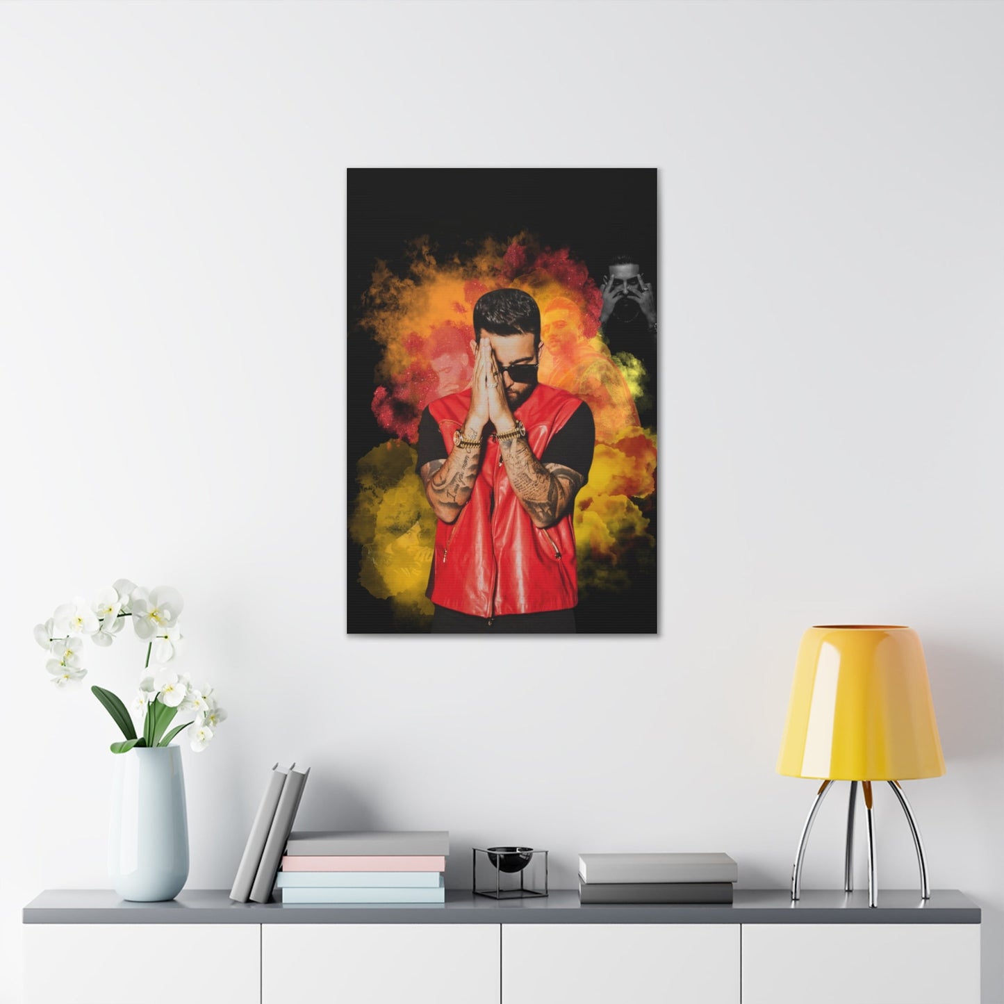 Karan Aujla Collage Canvas Gallery Wrap