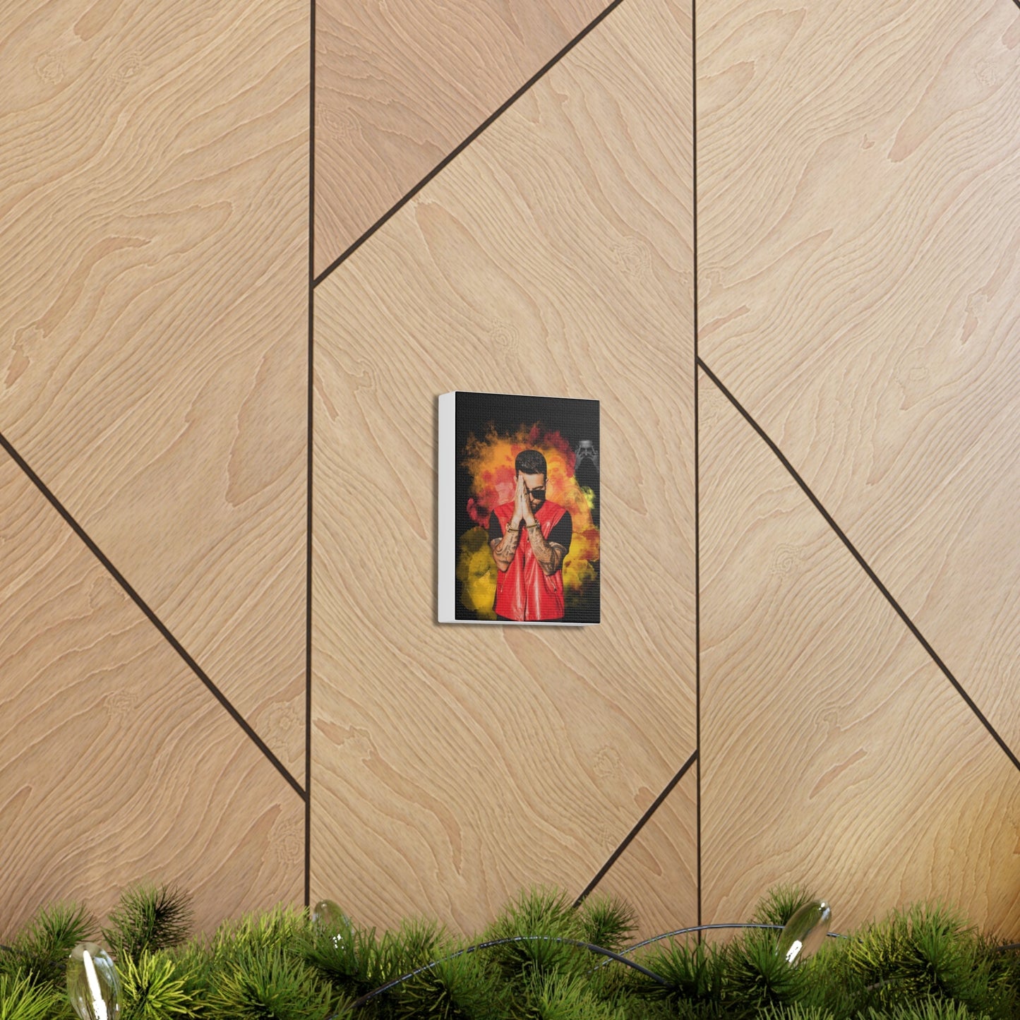 Karan Aujla Collage Canvas Gallery Wrap
