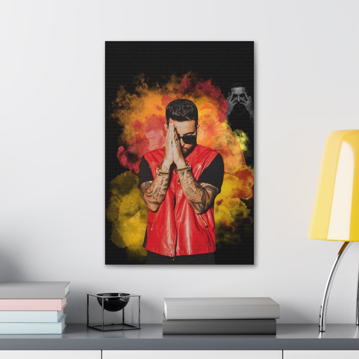 Karan Aujla Collage Canvas Gallery Wrap
