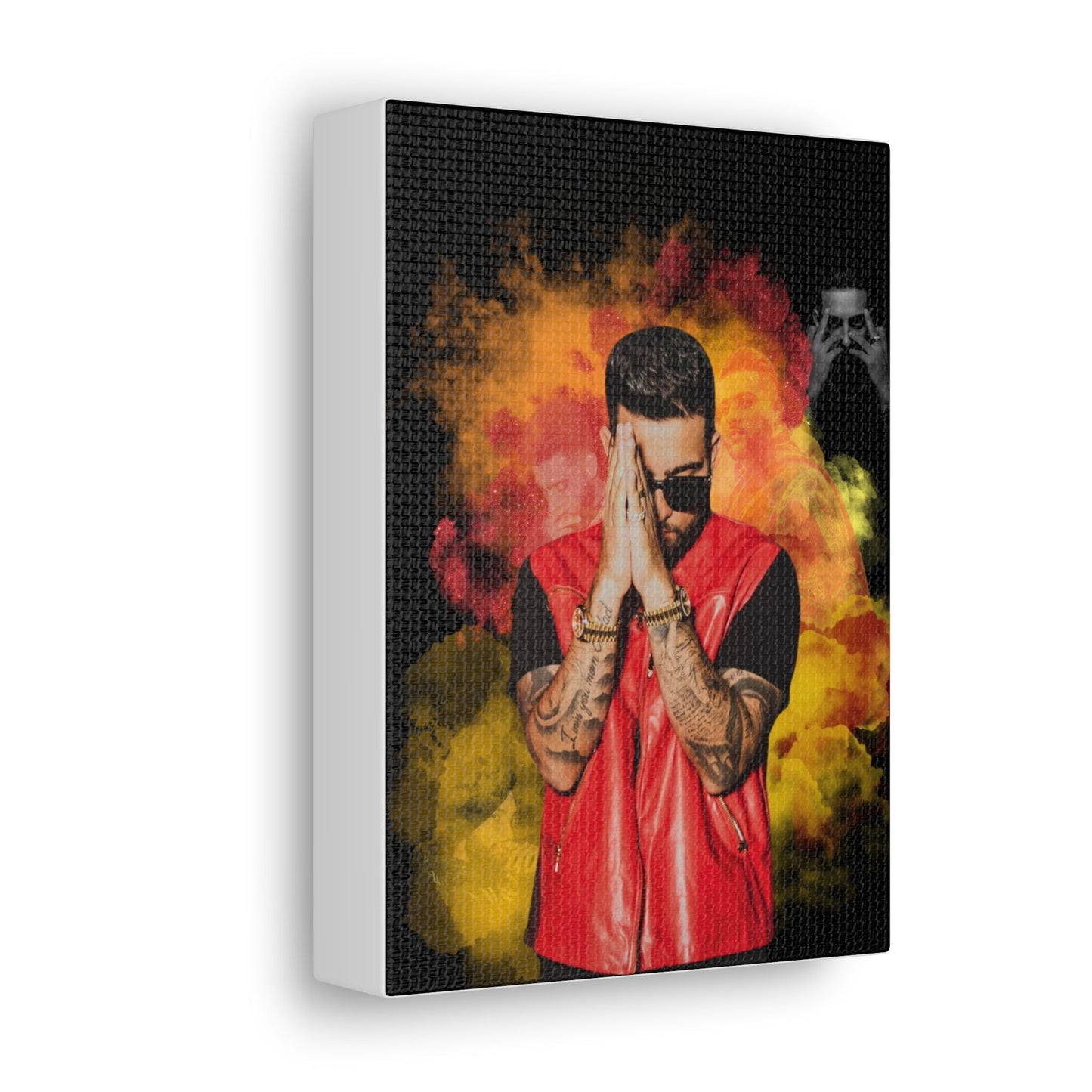 Karan Aujla Collage Canvas Gallery Wrap