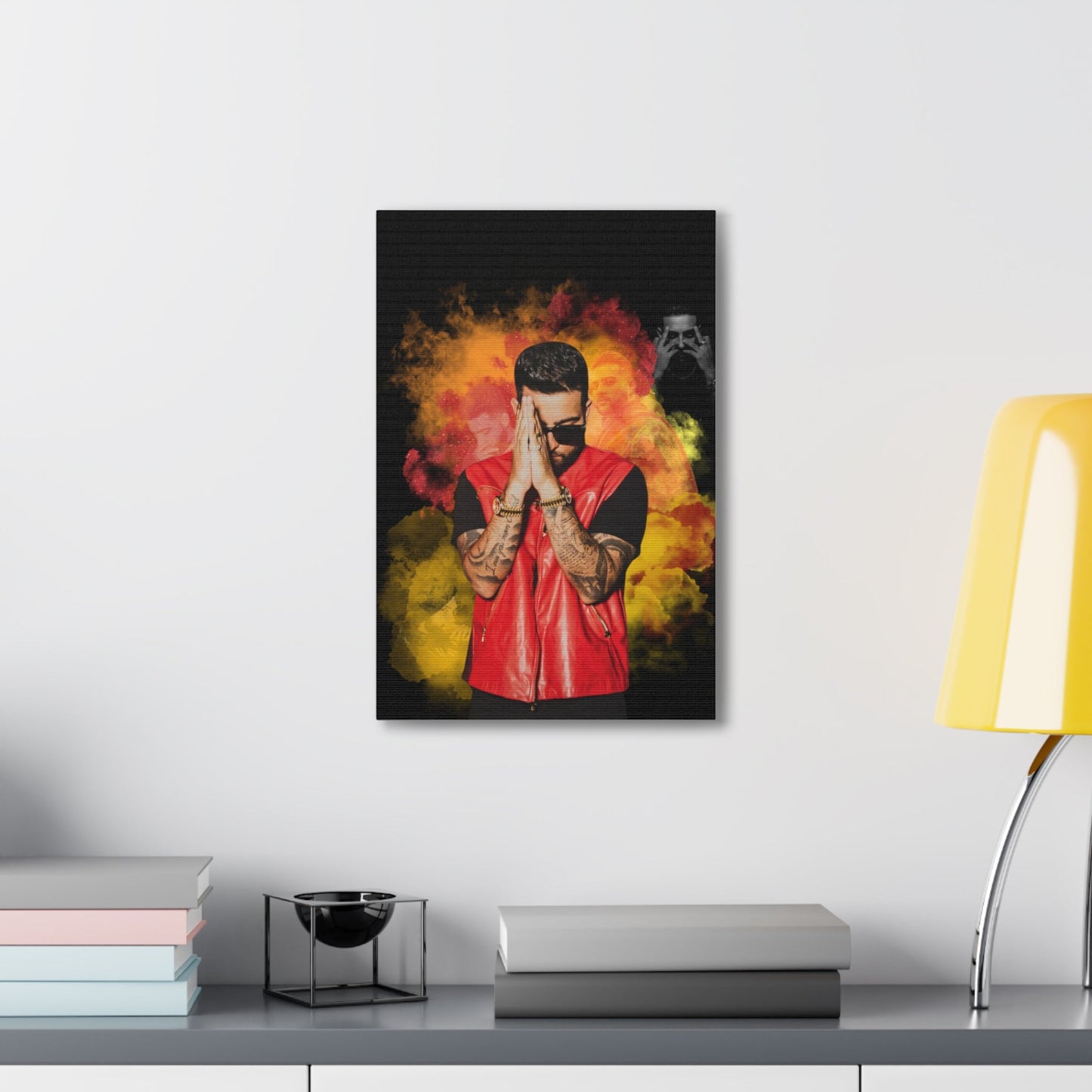 Karan Aujla Collage Canvas Gallery Wrap