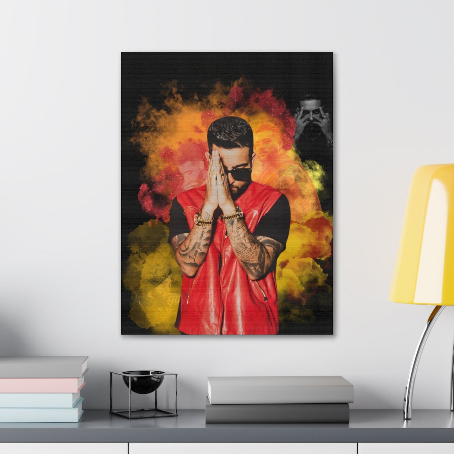 Karan Aujla Collage Canvas Gallery Wrap