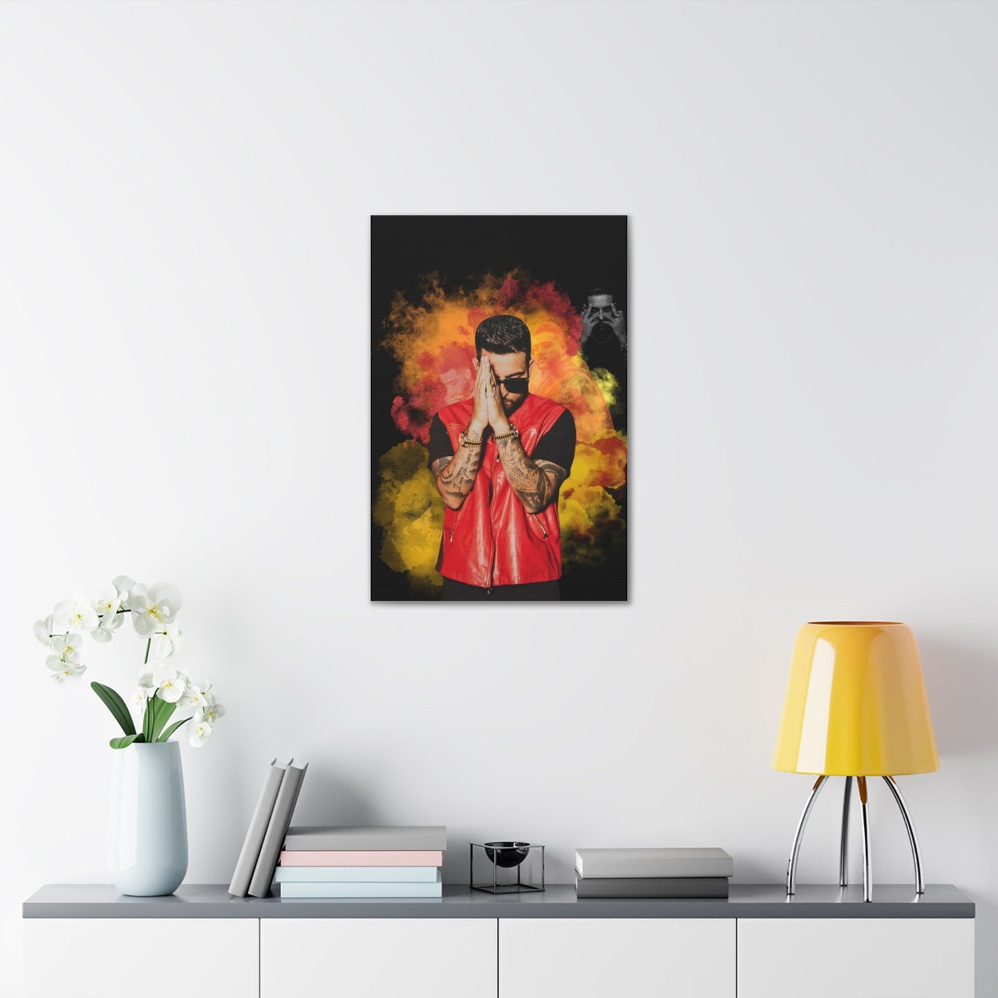 Karan Aujla Collage Canvas Gallery Wrap