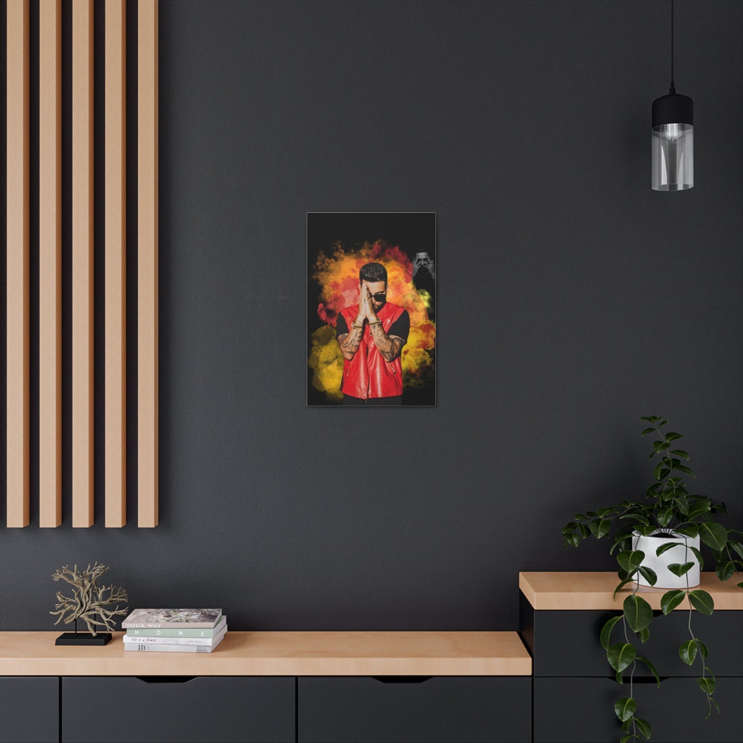 Karan Aujla Collage Canvas Gallery Wrap