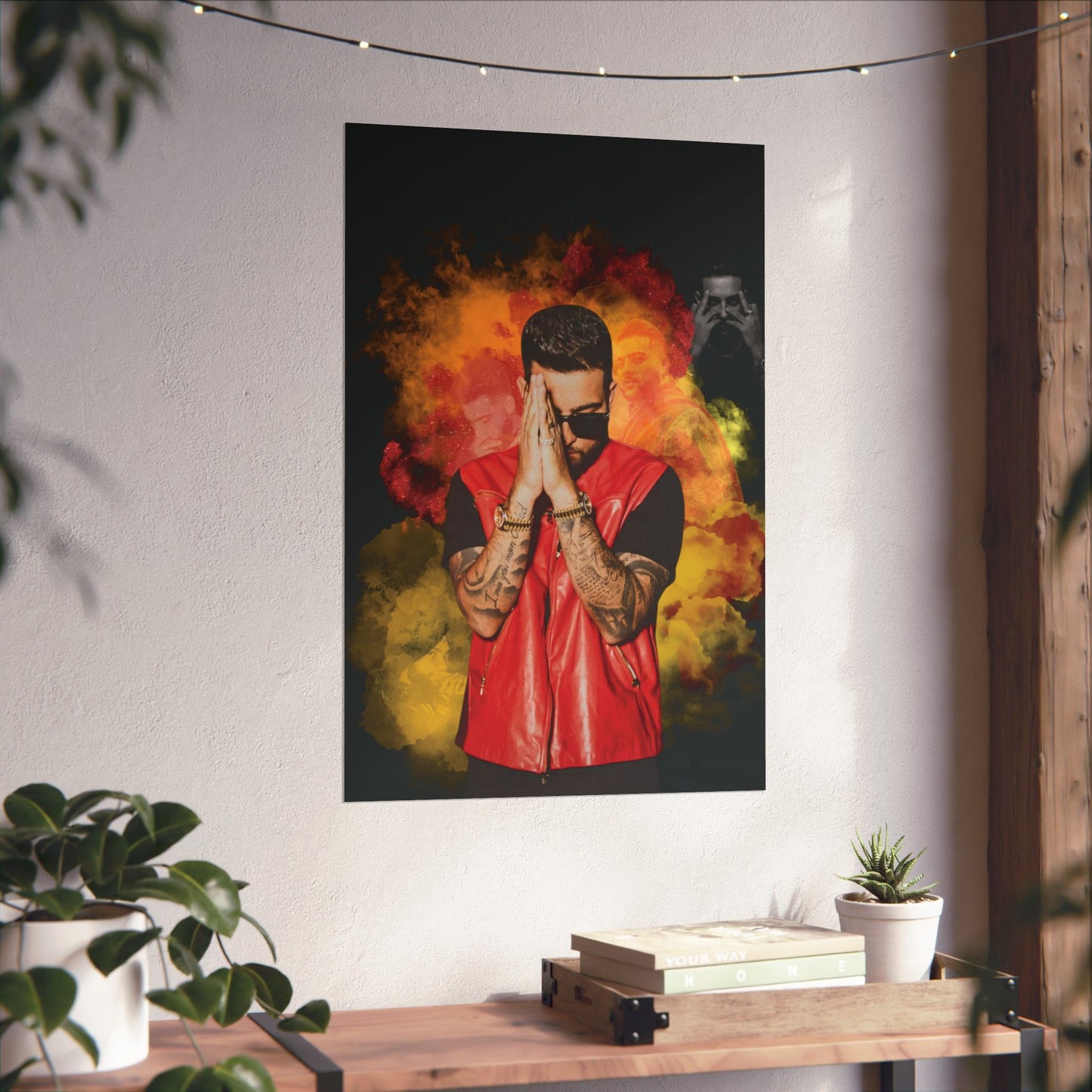 Aujla Splatter Poster