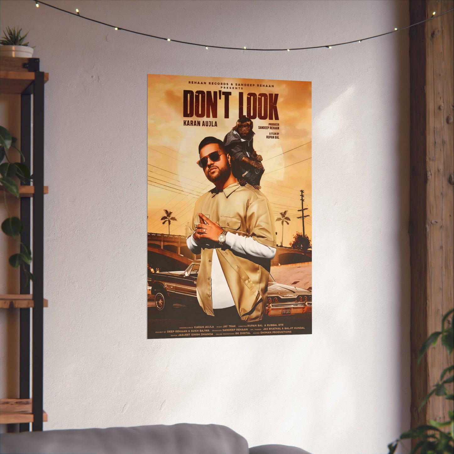 Karan Aujla "Don't Look" Poster