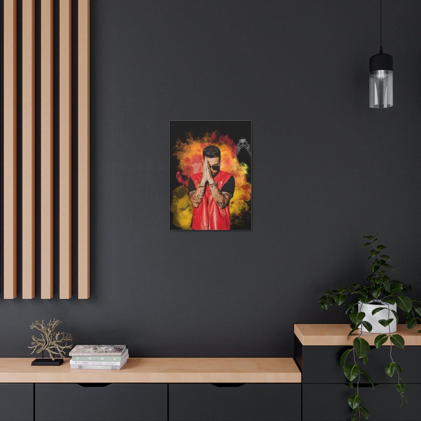 Karan Aujla Collage Canvas Gallery Wrap