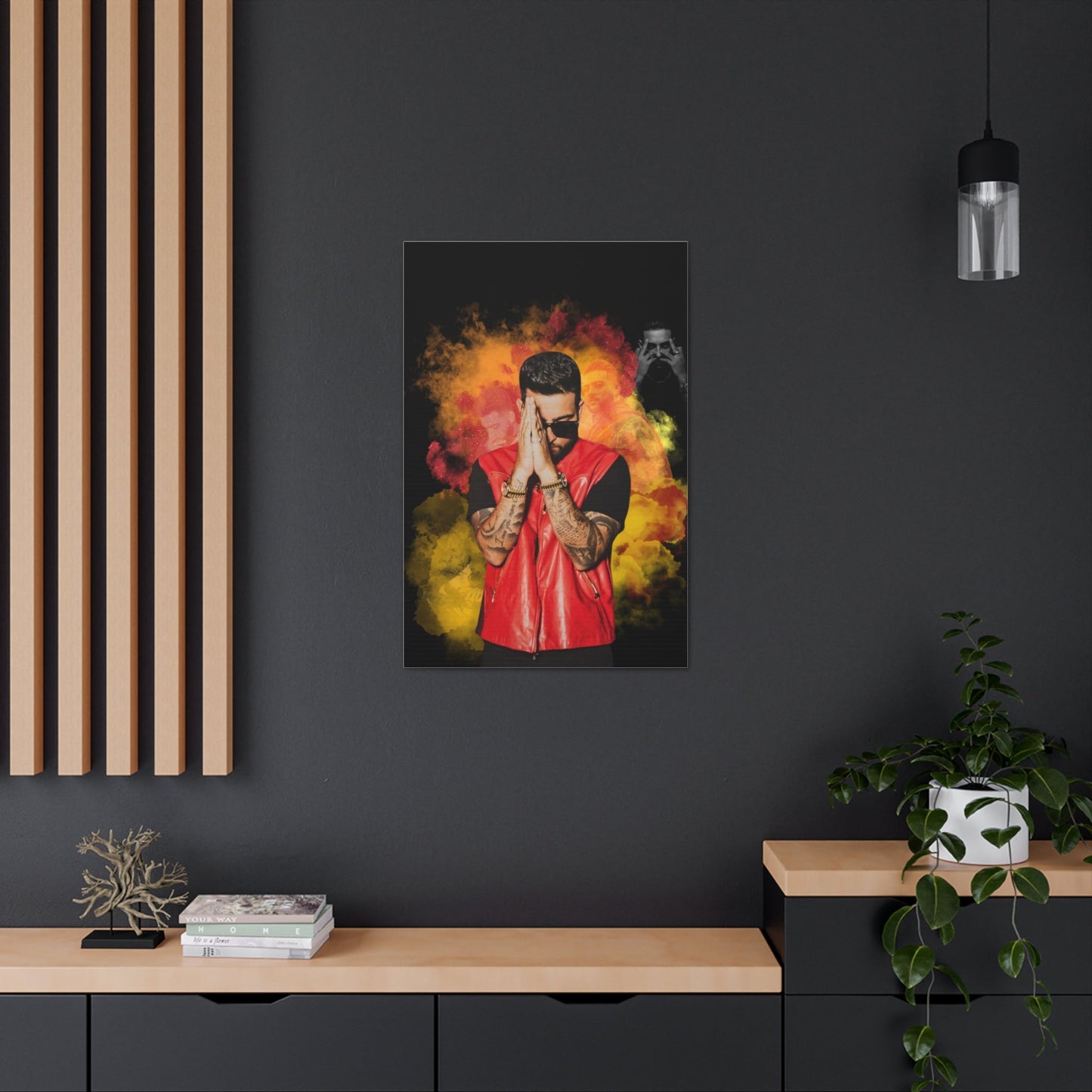 Karan Aujla Collage Canvas Gallery Wrap